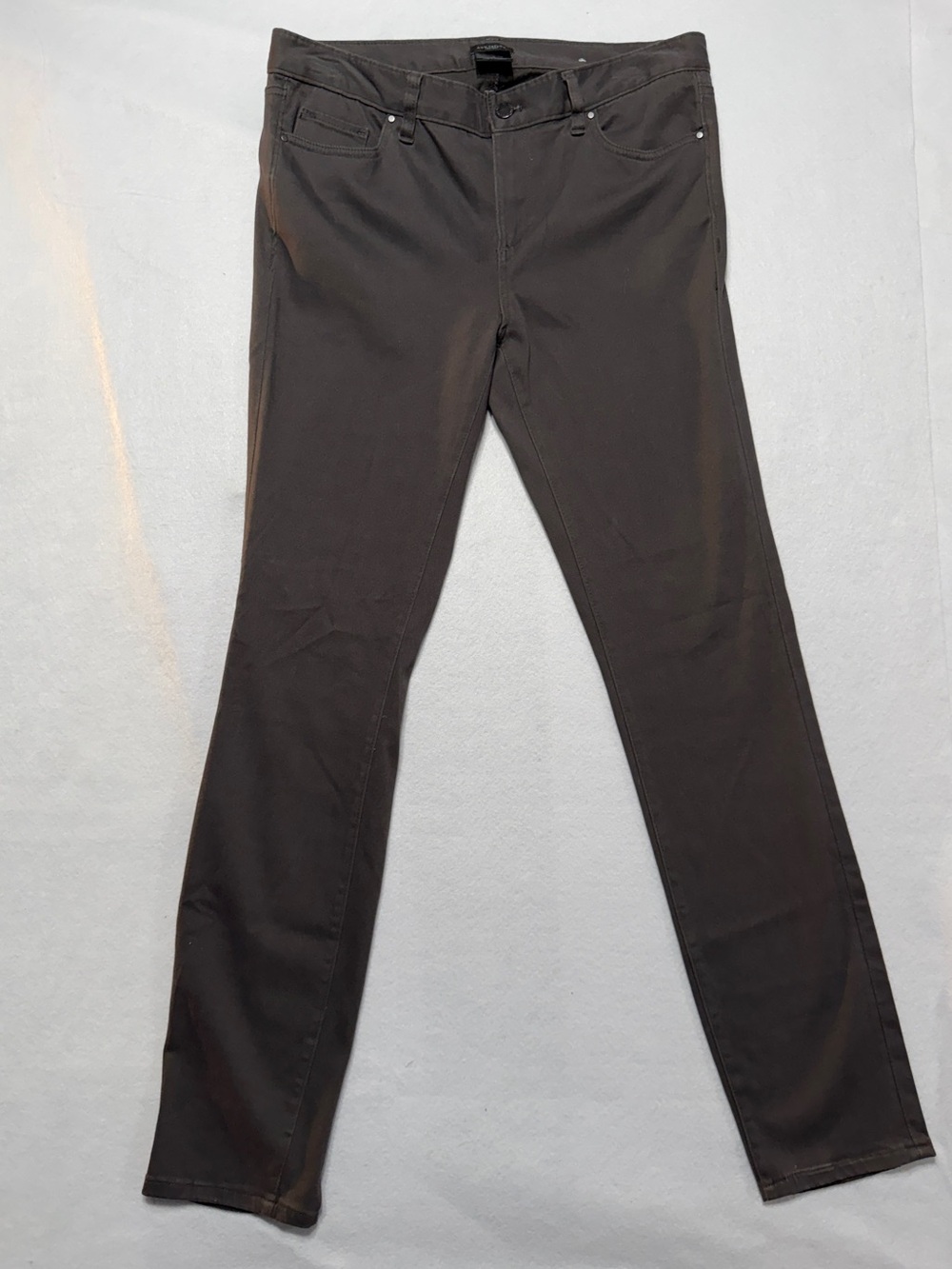 Ann Taylor Factory Straight Leg Pants in Charcoal Sz 6 SOFT!